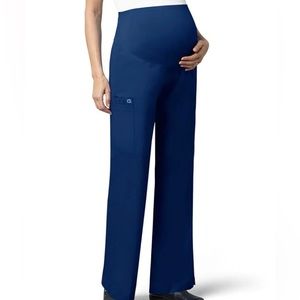 WonderWink Women's Maternity Scrub Pant Navy